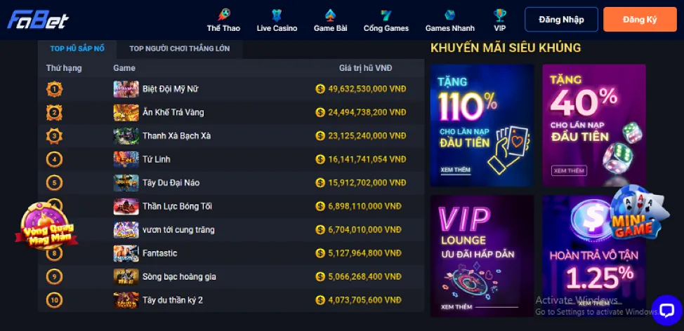 Nổ hũ và Slot games 88vi nhà cái
